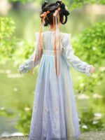 Chinese Ancient Clothing Hanfu Long Sleeved Girl Princess Dress - Image 4