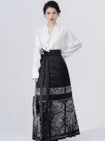 Chinese Hanfu Mamianqun Set Daily Hanfu Dress