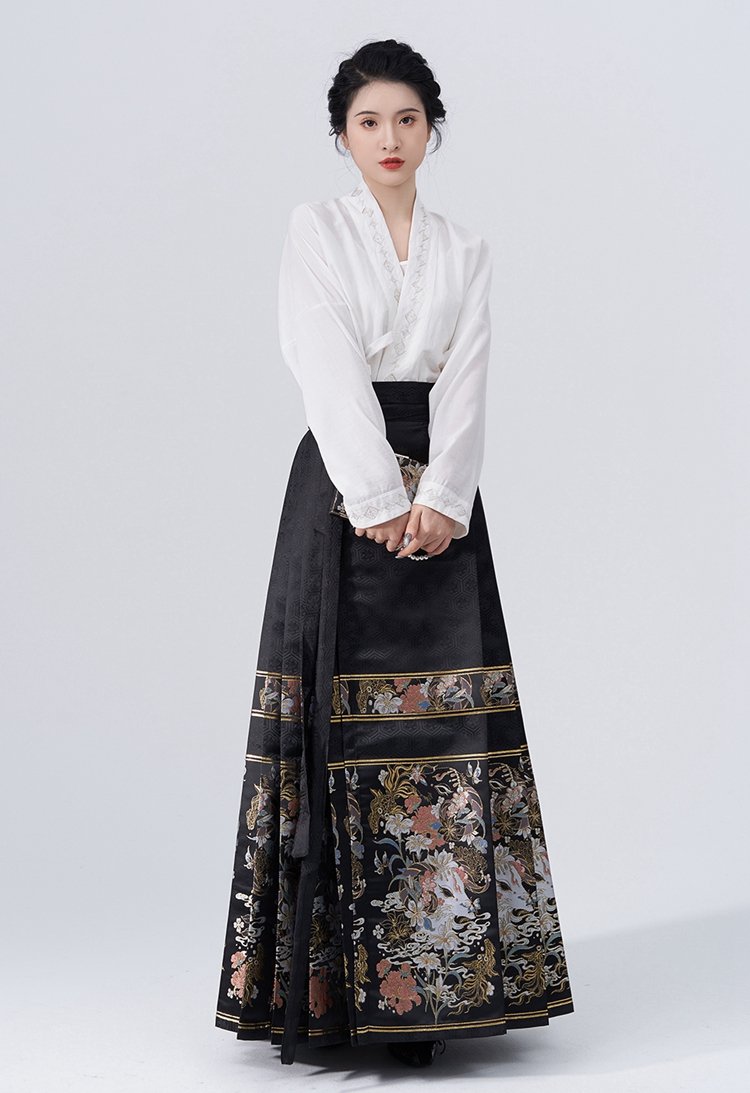 Chinese Hanfu Mamianqun Set