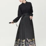 Stylish Chinese Hanfu Mamianqun Modern Dress