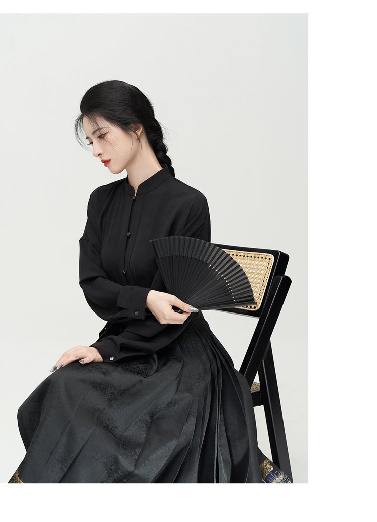 Chinese Hanfu Mamianqun Modern Dress