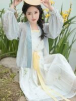 Chinese Modern Hanfu Dress Female Summer Fresh Dress