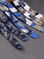 Chinese Headband Male Antique Gilded Cotton Hair Rope