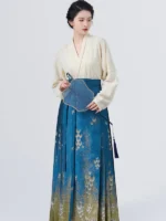Elegant Chinese Horse Face Skirt – Unveiling Timeless Charm - Image 2