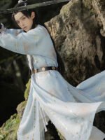 Chinese Mens Hanfu Xiake Clothing Multi Color - Image 5