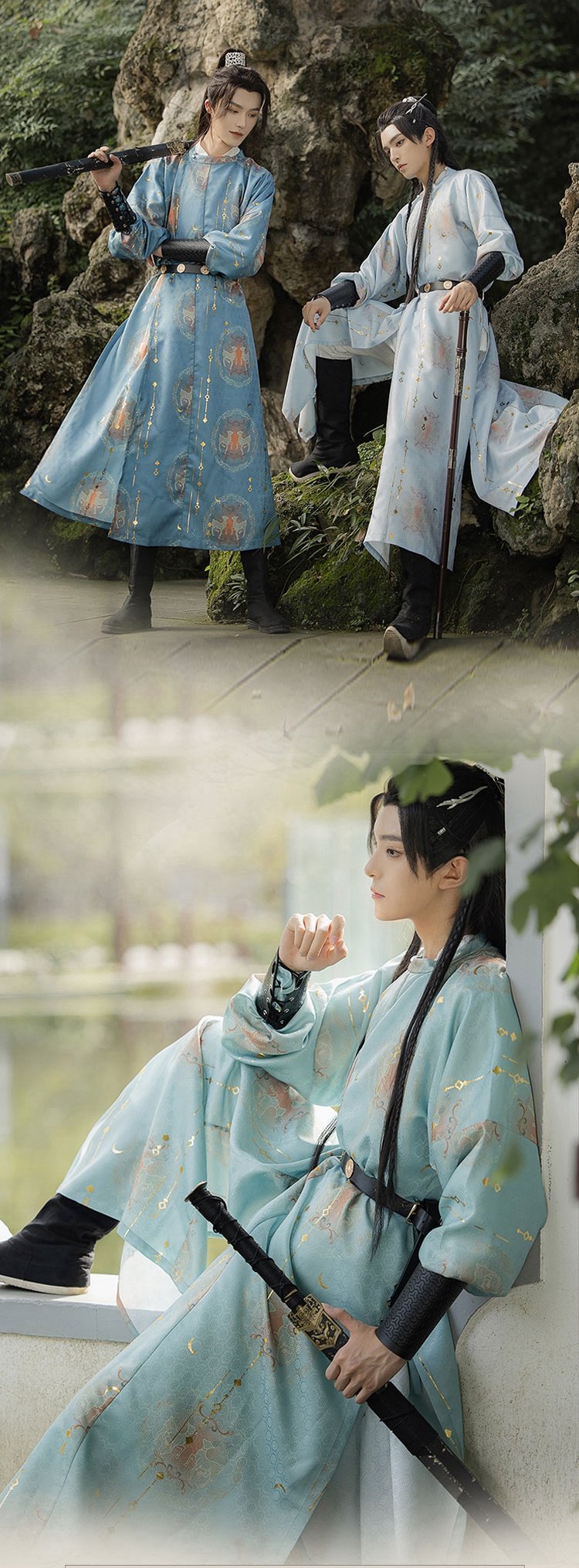 Chinese Mens Hanfu Robe