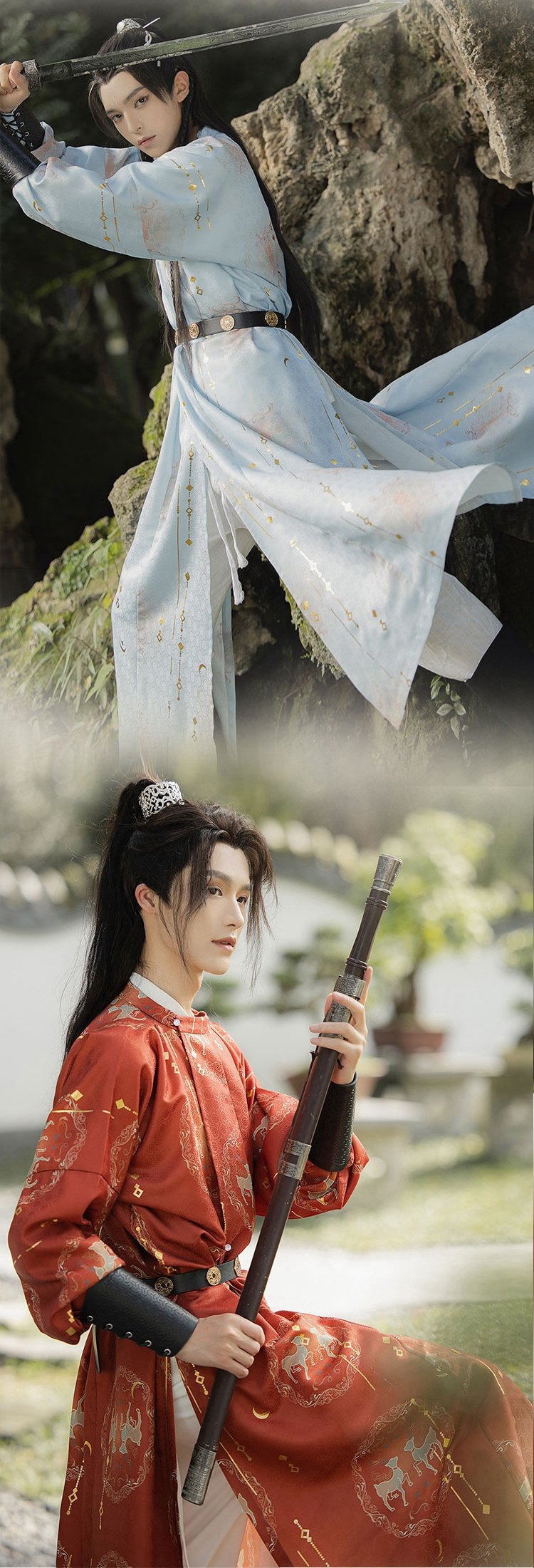 Chinese Mens Hanfu Robe