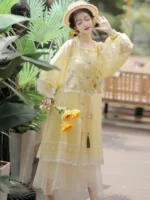 Chinese Style Dress Retro Summer Dress Female - Image 2