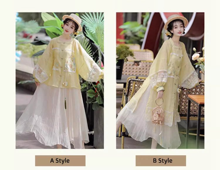 Chinese Style Dress Retro Summer Dress Female