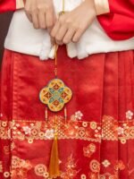 Double-Sided Embroidered Chinese Sachet Bag – Five Blessings Hanging Gift - Image 10