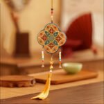 Double-Sided Embroidered Chinese Sachet Bag – Five Blessings Hanging Gift - Image 5