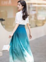 Chinese Style Casual Hanfu Dress Elegant Women Dress - Image 4