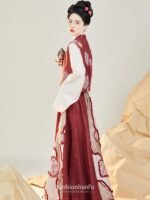Fashion Hanfu Chinese Modern Hanfu Dress Red Hanfu Dress - Image 4