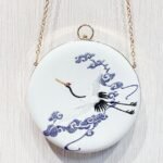 Chinese Style Embroidery Circular Bag Women