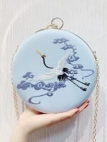 Chinese Style Embroidery Circular Bag Women - Image 4