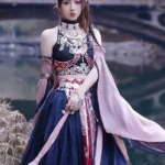 Chinese Style Exotic Clothing Ancient Hanfu Dance Black