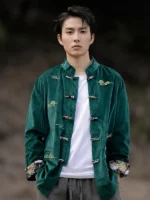 Exquisite Embroidered Chinese Style Jacket for Men