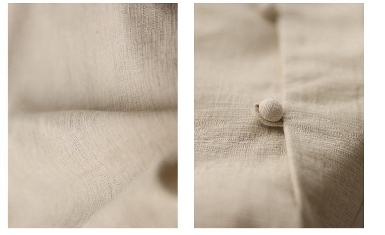 Chinese Style Linen Button-Down Shirt