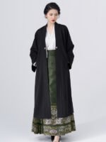 Chinese Style Trench Coat Hanfu Cloak Autumn And Winter