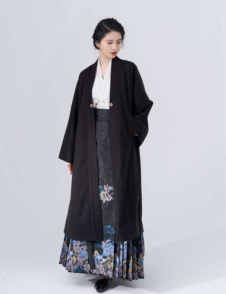Chinese Style Trench Coat Hanfu Cloak Autumn And Winter