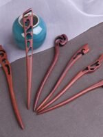 Retro Handmade Wooden Hairpins For Women JL