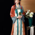 Chinese Traditional Dress Tang Dynasty Dunhuang Hanfu