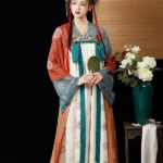 Chinese Traditional Dress Tang Dynasty Dunhuang Hanfu
