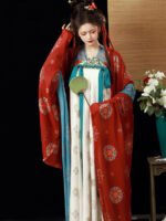 Chinese Traditional Dress Tang Dynasty Dunhuang Hanfu - Image 2