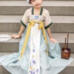 Chinese Traditional Dress For Girl Children’s Hanfu Summer Dress