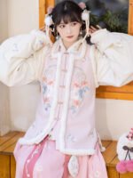 Chinese Traditional Dress Hanfu Plush Short Jacket - Image 3
