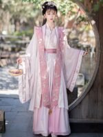 Ancient Chinese Traditional Dress Women’s Embroidered Cosplay Costume