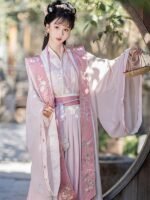 Ancient Chinese Traditional Dress Women’s Embroidered Cosplay Costume - Image 3