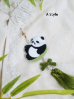 Exquisite Chinese Waist Pendant Panda Embroidery Accessories - Image 2