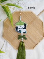 Exquisite Chinese Waist Pendant Panda Embroidery Accessories - Image 3