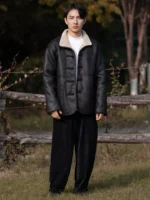 Men’s Chinese Winter Padded Jacket – Daily Warm Mandarin Collar Coat - Image 2