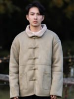 Men’s Chinese Winter Padded Jacket – Daily Warm Mandarin Collar Coat - Image 4
