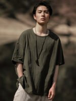 Classic Linen T-Shirt Stylish and Breathable Summer Shirts