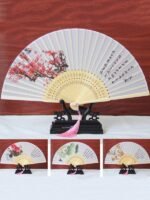 Classical Chinese Fans Bamboo Craft Folding Fan
