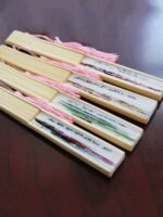 Classical Chinese Fans Bamboo Craft Folding Fan - Image 2