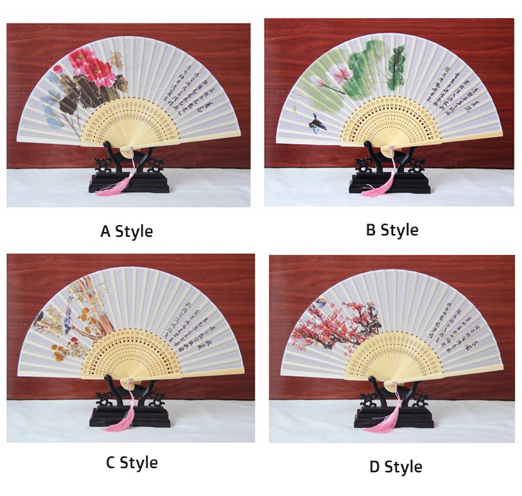 Classical Chinese Fans Bamboo Craft Folding Fan
