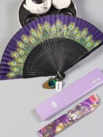 Classical Chinese Style Folding Fan Cheongsam Silk Fan