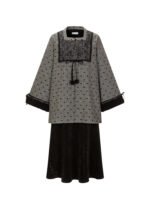 Modern Chinese Winter Outfit for Women Embroidered Hanfu Set - Image 4