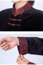 Luxurious Velvet Tai Chi Uniform for Unisex – Autumn/Winter - Image 5