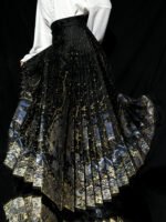Dreamy Starry Sky Brocade Horse Face Skirt Chinese Skirt - Image 4