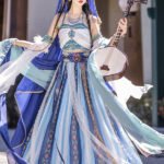 Dunhuang Hanfu Dress Goddess Dance Performance Costume