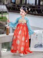 Dunhuang Style Girls Dress Tang-Inspired Chinese Princess Outfit - Image 2