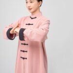 Elegant Tai Chi Outfit for Women – Soft Contrast Flow Meditation Set