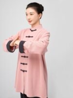 Elegant Tai Chi Outfit for Women – Soft Contrast Flow Meditation Set