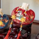 Chinese Embroidered Hanging Pouch with Tassel – Traditional Aesthetic Gift Accessory - Image 4