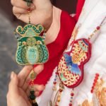 Double-Sided Embroidered Chinese Sachet Bag – Five Blessings Hanging Gift - Image 2